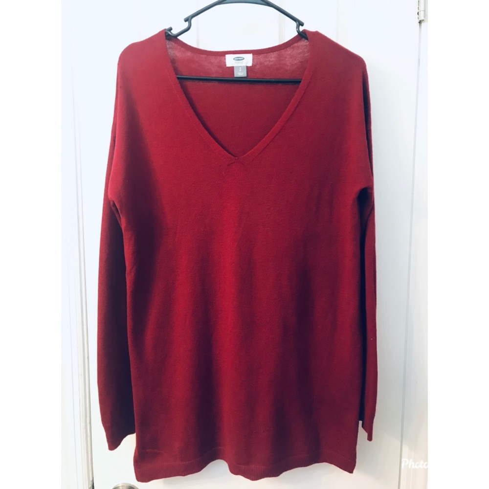 Old Navy V Neck Tunic Sweater